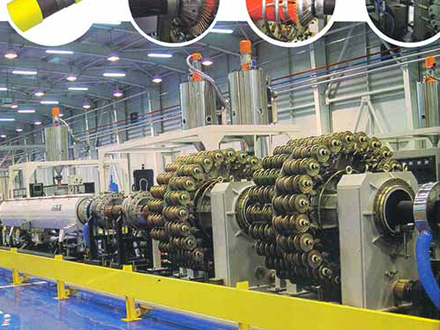 PE管钢丝网骨架复合管